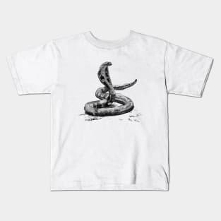 Cobra Ink Drawing Kids T-Shirt